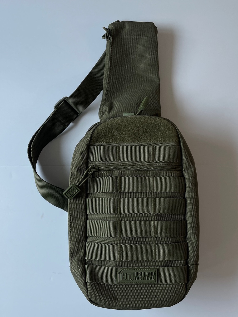 Highland Tactical EXPO EDC Molle Crossbody Sling Bag Green $80 MSRP Pack NWOT